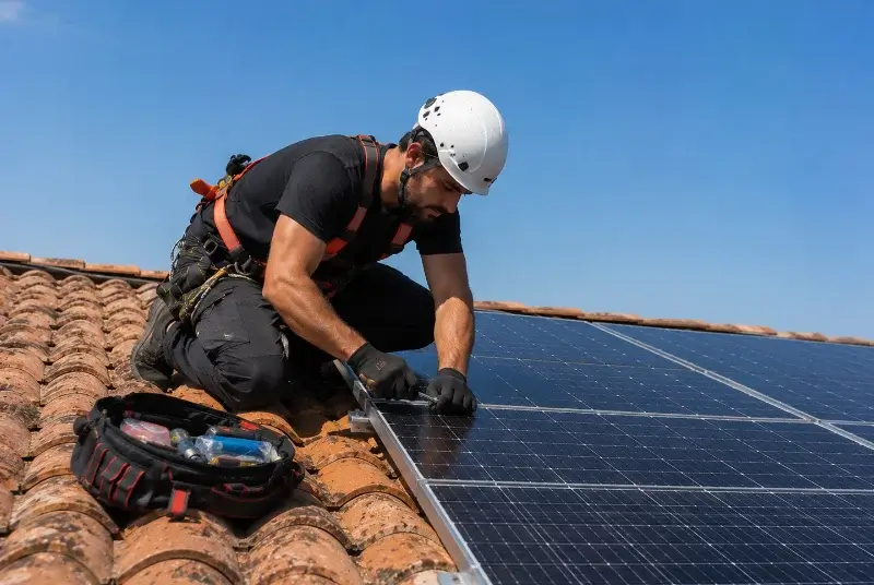 Maintenance et monitoring de panneaux solaires à Bains-sur-Oust
